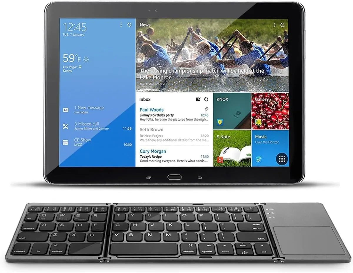 B033-لوحة مفاتيح بلوتوث قابلة للطي -FOLDABLE BLUETOOTH KEYBOARD